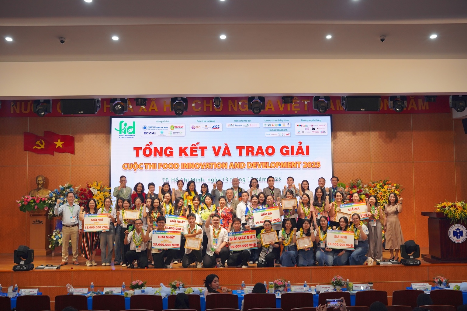 Cuộc thi Food Innovation and Development 2025 chính thức khép lại, vinh danh những đội thi xuất sắc và các ý tưởng sáng tạo