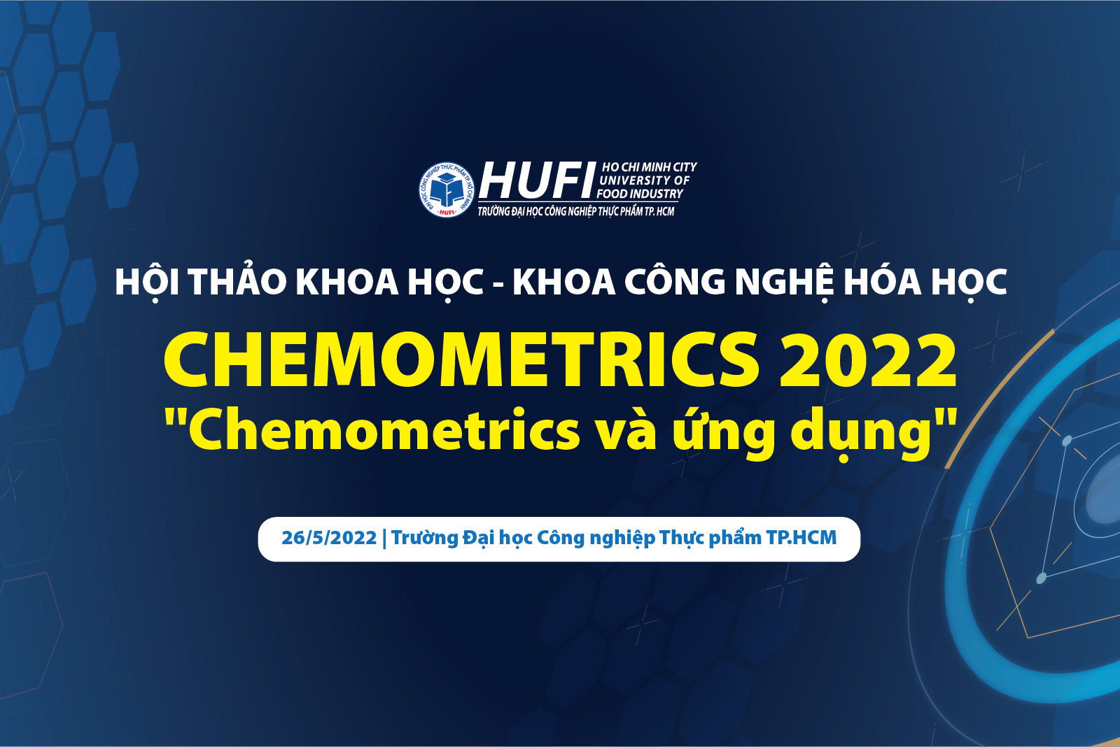 26/5/2022 - Hội thảo khoa học Chemometrics 2022: "Chemometrics và ứng dụng"